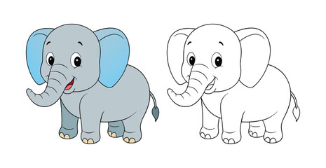  Majestic Asian Elephant Coloring Page
