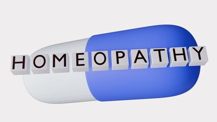 A 3D rendered of the word 