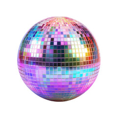disco ball isolated on white