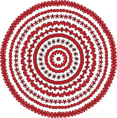 Design coloring illustration border shape 