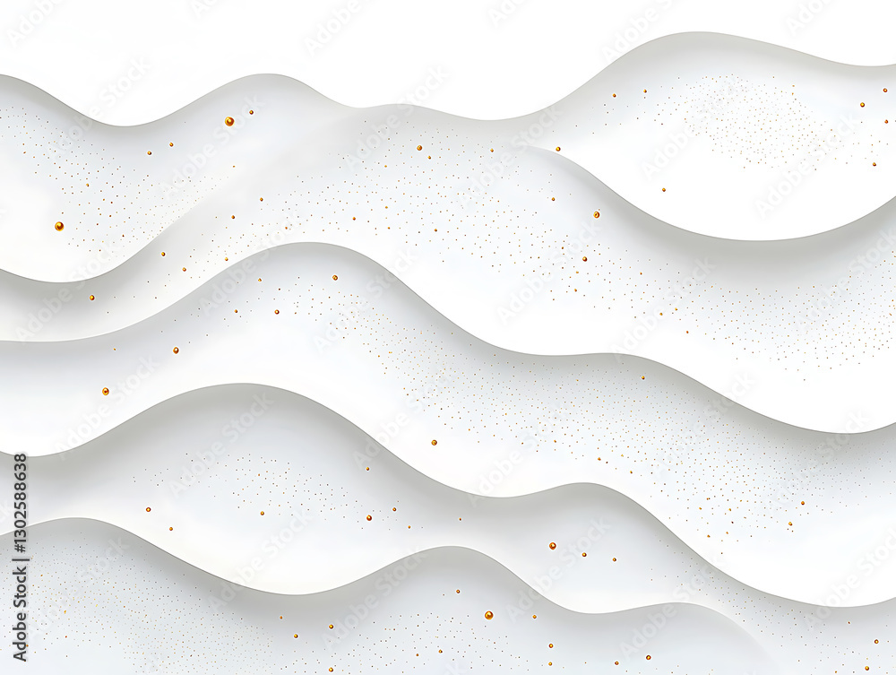Poster dynamic wave patterns in minimalist design abstract artwork modern aesthetic digital art top view co