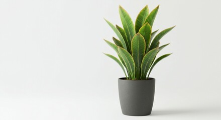 Elegant Dracaena Marginata Plant in Gray Pot Indoor Houseplant Green Foliage