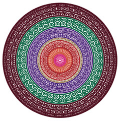 Signs and symbols. Circle pattern lotus or flower mandala art design. colorful, vintage, tradition, classic, dco, cycle, islamic, arabic, embroidery, bandana, Indian motifs, traditional, Turkish.