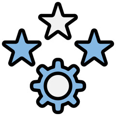 Experience Blue Black Icon