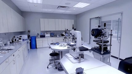 Precision Ophthalmology Equipment Setup
