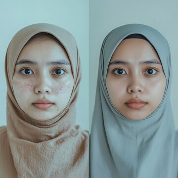 Marissa Aesthetic Malay Woman Before and After Having Stitch Scar