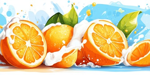 Refreshing Orange Banner