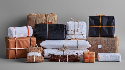 Zero Waste Gift Ideas - A collection of beautifully wrapped zero-waste gifts using biodegradable materials.