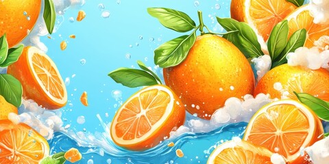 Refreshing Orange Banner