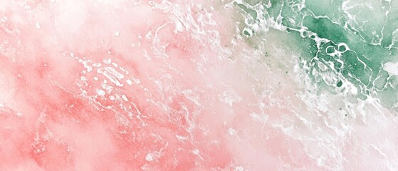 Fototapeta premium Pastel watercolor wash with white brushstrokes bubble detail 