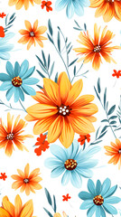 Fototapeta premium boho summer pattern print design abstract graphic poster background