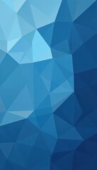 Obraz premium Abstract blue and dark grey polygonal pattern Geometric shapes, vector art, background texture, dark grey, blue, low poly