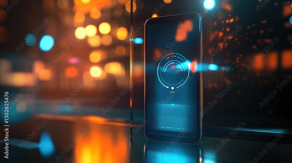 Poster a voice command interface on a mobile phone, allowing users to send text messages or make calls hand