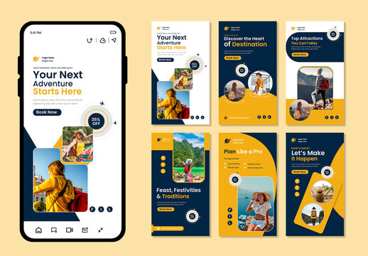 Travel Social Media Post Layout