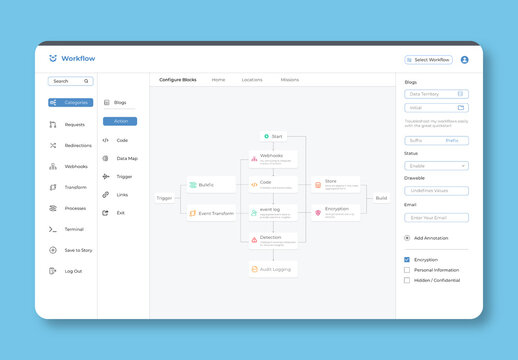 Workflow Automation UI Design