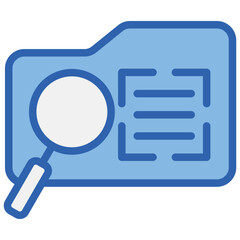 Corpus Blue White Icon