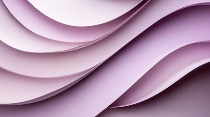 Soft Pink Paper Waves Background for Creative Design Projects
