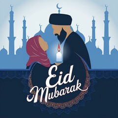 Eid Mubarak Poster Design(AI)