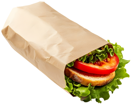 Sandwich Wrapper Packaging Mockup with Kraft Paper Branding and Clean Layout