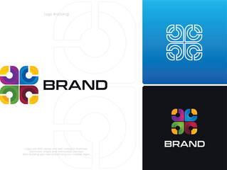 Home Building Logo Modern Structure	
