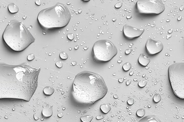 Water drops overlay seamless texture map pattern background