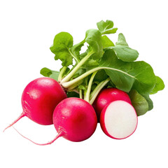 bunch of radishes