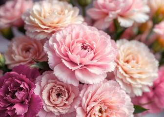 Elegant and Romantic Carnation Bouquet