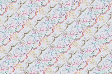 Decorative swirls and dividers with old text delimiter calligraphy for vintage designs