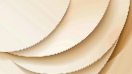 Eye - Catching Paper - Layer Circle Abstract Background: Ideal for Banner, Cover, Poster, Wallpaper Design, Boasting Generous Text Space