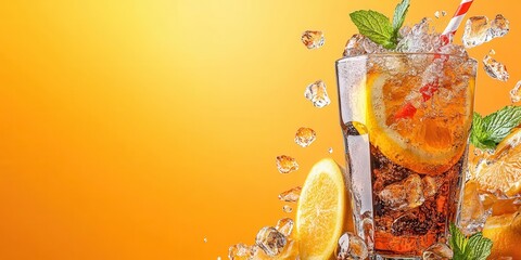 Soda drink banner
