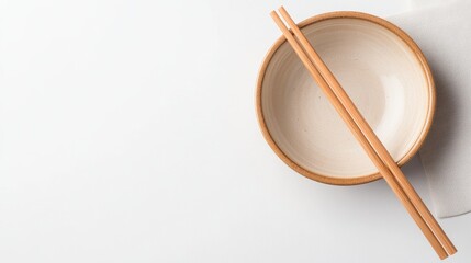 chopsticks and bowl