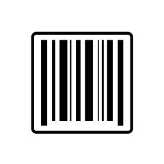 barcode - simple vector icon