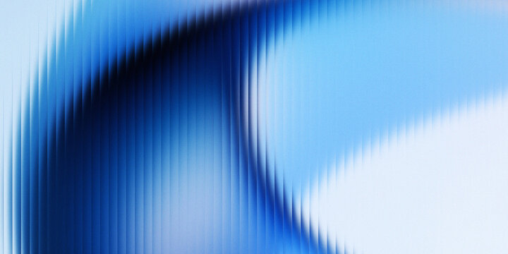 Fototapeta blue fractal glass gradient colorful wave blurred background, noise textured abstract transparent glass trendy wallpaper, for web, banner, fashion, technology