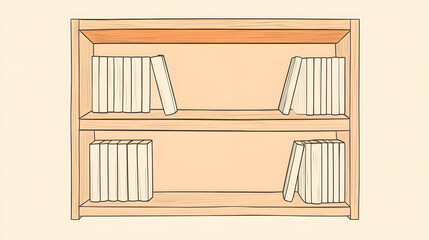 shelf, wood, empty, wooden, box, bookshelf, interior, frame, furniture, wall, design, 3d, blank, open, book, shop, storage, vector, illustration, brown, texture, container, paper, bookcase, square