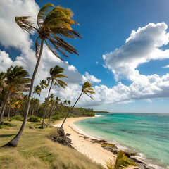 landscape tropical vacation palm summer