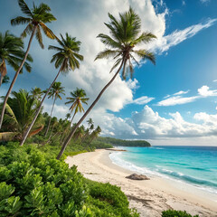 landscape tropical vacation palm summer