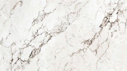 Elegant White Marble Texture with Subtle Gray Veins and Intricacies