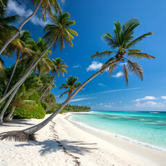 landscape tropical vacation palm summer