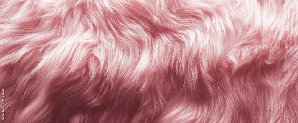 Poster a close-up image of soft pink faux fur, showcasing its texture and flow. the concept emphasizes the 