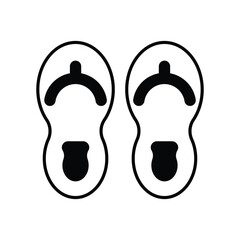 Flip Flops vector icon