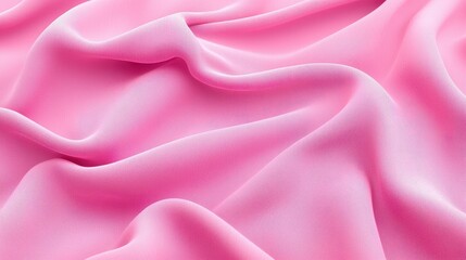 Obraz premium A high-resolution pink fabric texture with visible fibers and gentle folds.