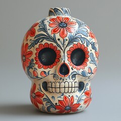 Decor Skull, Floral Design, Day of the Dead