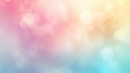 Obraz premium Soft Abstract Bokeh Background in Pastel Colors for Creative Use