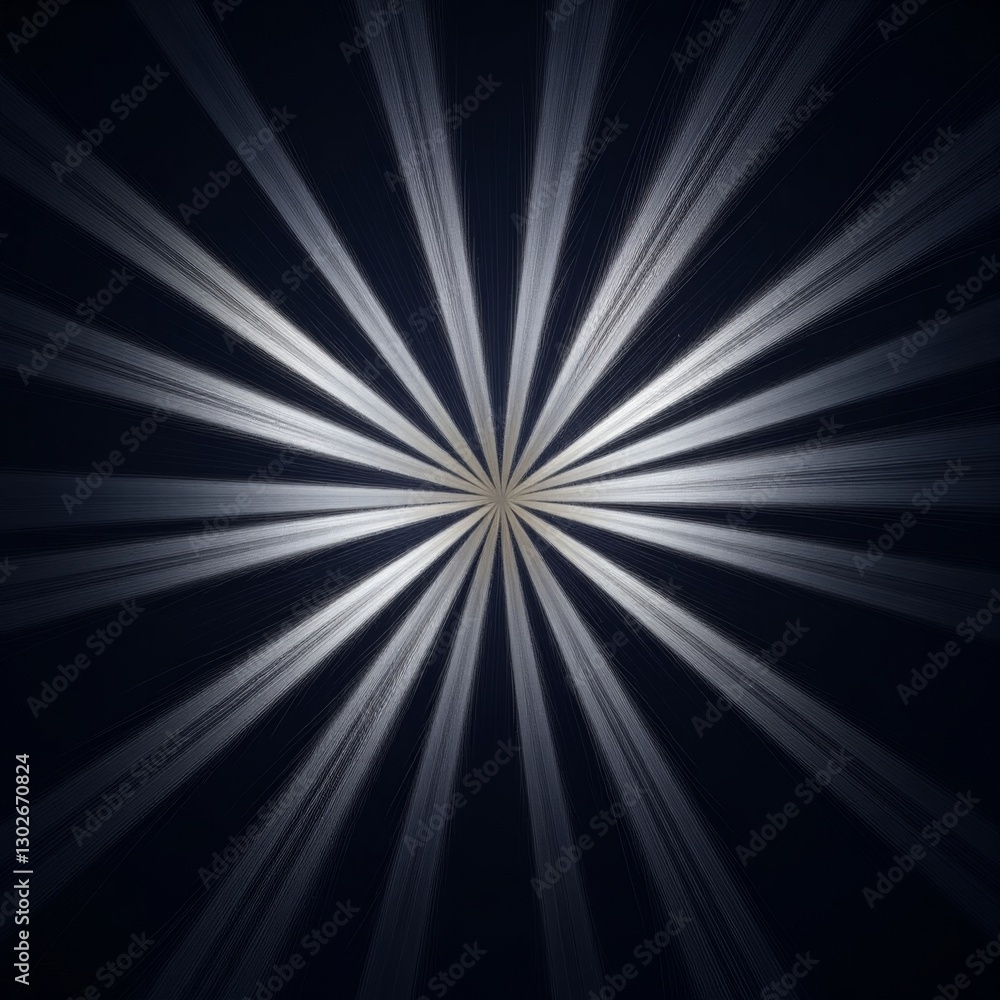 Poster abstract starburst pattern on dark background
