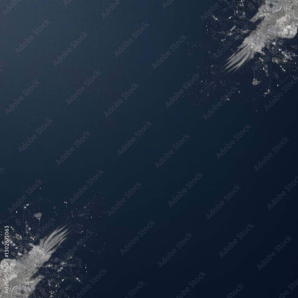 Poster artistic abstract design with splashes on dark background