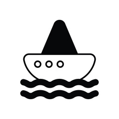 Sailboat vector icon