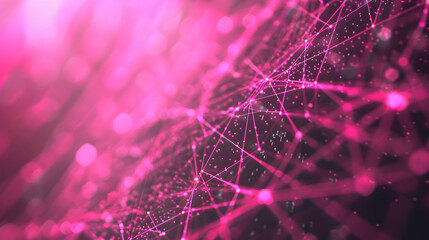 pink digital networking, internet, cyber and business background