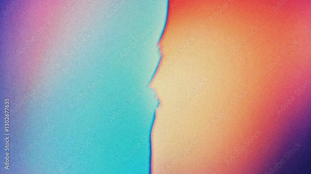 Aufkleber Vibrant Abstract Background with Colorful Gradients and Textures for Modern Graphic Design Projects with a grainy gradient abstract noise texture Background banner wallpaper backdrop