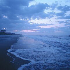 Coastal Dusk at Sunrise