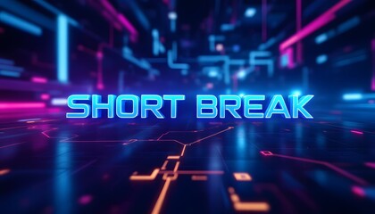 short break twitch stream gaming overlay